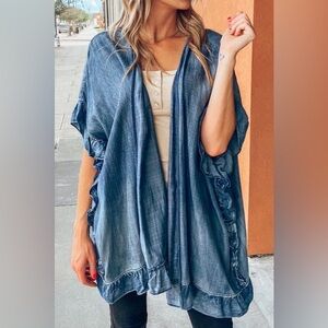 Chambray Kimono